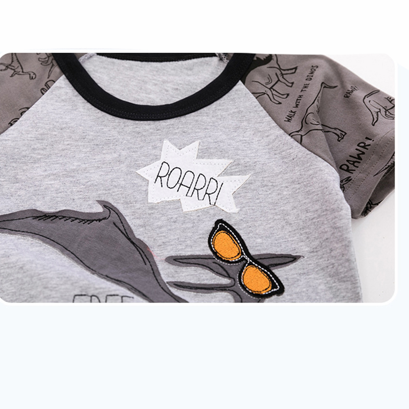 Grey color Baby and Toddler T-Shirt and Mesh Shorts Set