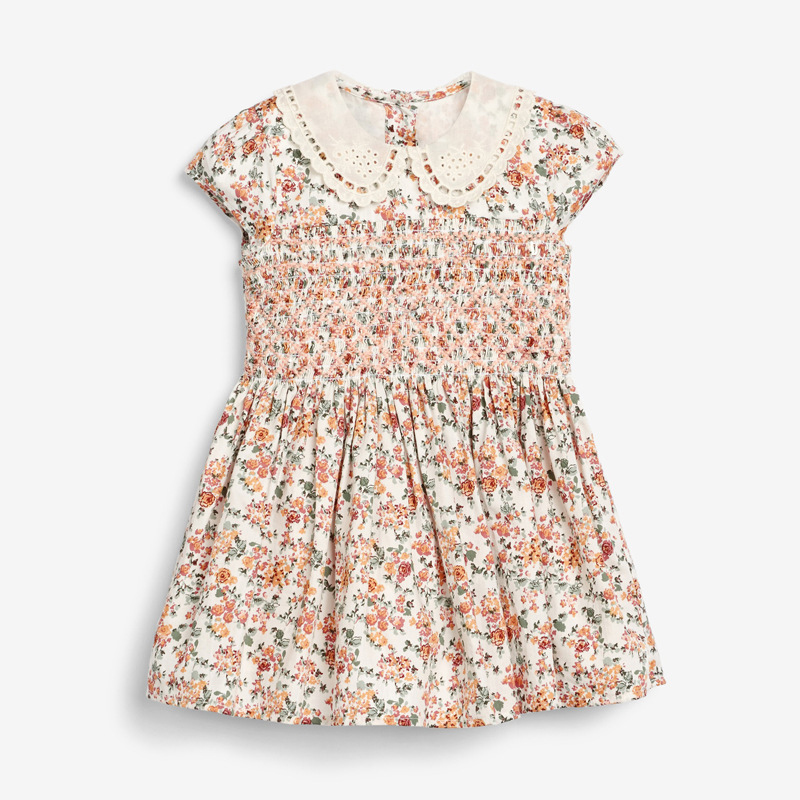 flowered baby dress