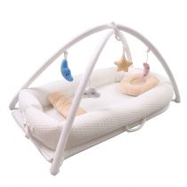 portable baby bed is for infant who sleeps between the parents. it is safe for infant.