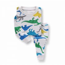 Boys pajamas wearing in fall , Spring, printed cartoon long sleeves tops and long pants,trousers