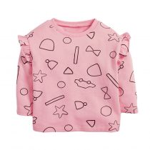 Girls sweatshirts wearing in  autumn,fall, spring printed with animal, cartoon, flowers cute and in muitlcolors.
